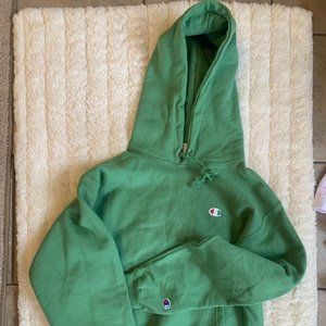 Mens Green Champion Hoodie